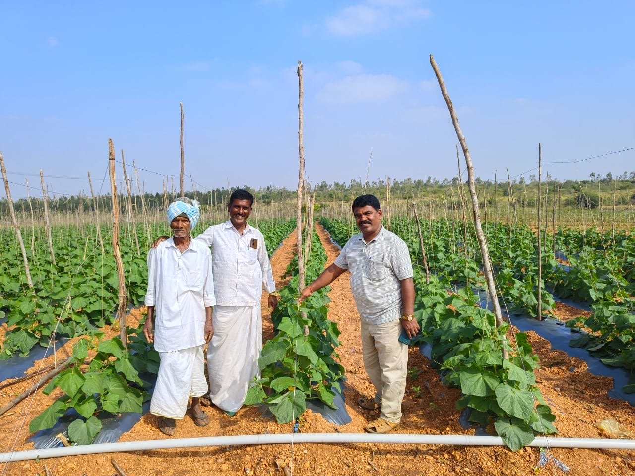 Cucu Agro team with farming partners